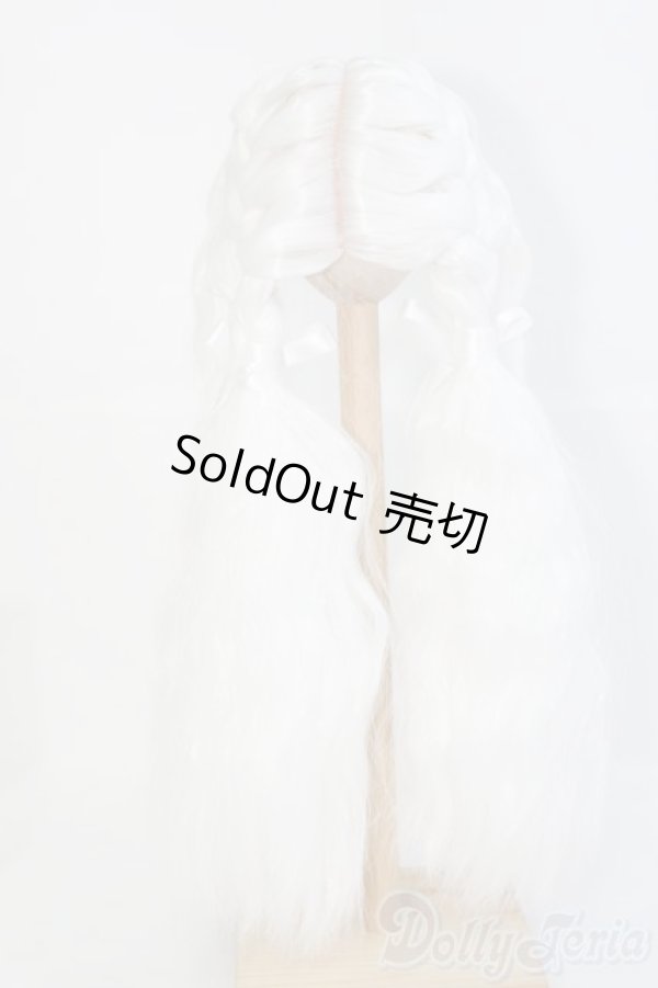 画像2: 9inch/ウィッグ：ドーリーツイン みさんとるーぷ様製/インチ　BJD　MJD　ドール用 I-25-07-06-1057-YB-ZI (2)