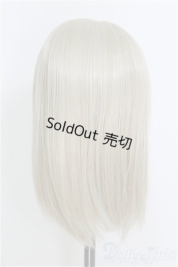 画像2: 8-9inch/ウィッグ：ロンシュカ様　レディセミロング/インチ　BJD　MJD　ドール用 I-26-01-18-323-KD-ZI (2)