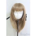 画像: 8-9inch/ウィッグ：ロンシュカ様　スイートセミロング/インチ　BJD　MJD　ドール用 I-25-07-27-105-KD-ZI