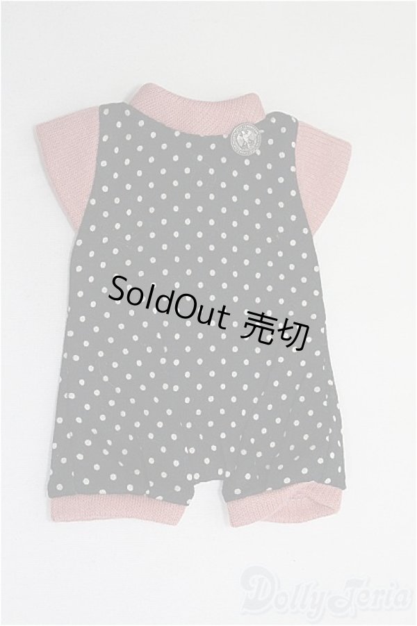 画像1: 幼SD/OF:水玉ロンパース/1/6　30ｃｍ　BJD　MJD　衣装　ドール用 I-25-08-03-143-KD-ZI (1)