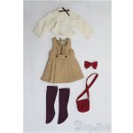 画像: 幼SD/OF:スイートレトロワンピースセット　VOLKS/1/6　30ｃｍ　BJD　MJD　衣装　ドール用 I-25-08-03-097-KD-ZI