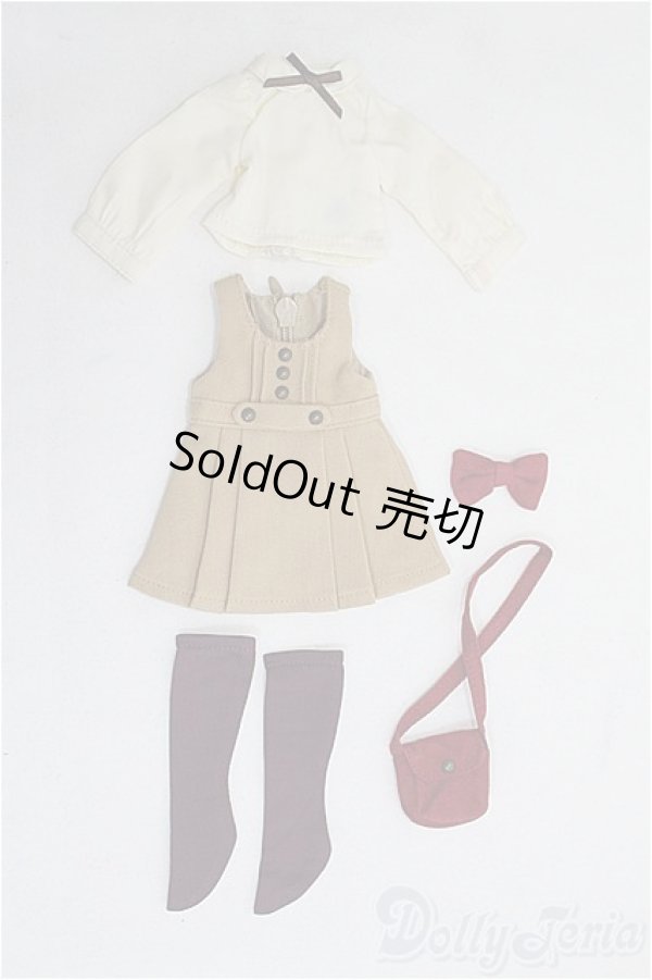 画像1: 幼SD/OF:スイートレトロワンピースセット　VOLKS/1/6　30ｃｍ　BJD　MJD　衣装　ドール用 I-25-08-03-097-KD-ZI (1)
