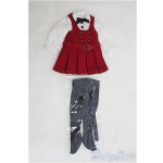 画像: 幼SD/OF:ジャンパースカートコーデ/1/6　30ｃｍ　BJD　MJD　衣装　ドール用 I-25-08-03-096-KD-ZI