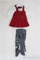 画像: 幼SD/OF:ジャンパースカートコーデ/1/6　30ｃｍ　BJD　MJD　衣装　ドール用 I-25-08-03-096-KD-ZI