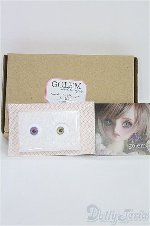画像2: 17.9mm×17.3mm/GOLEM様製グラスアイ/ドール用　アイ I-25-08-03-218-KD-ZI (2)