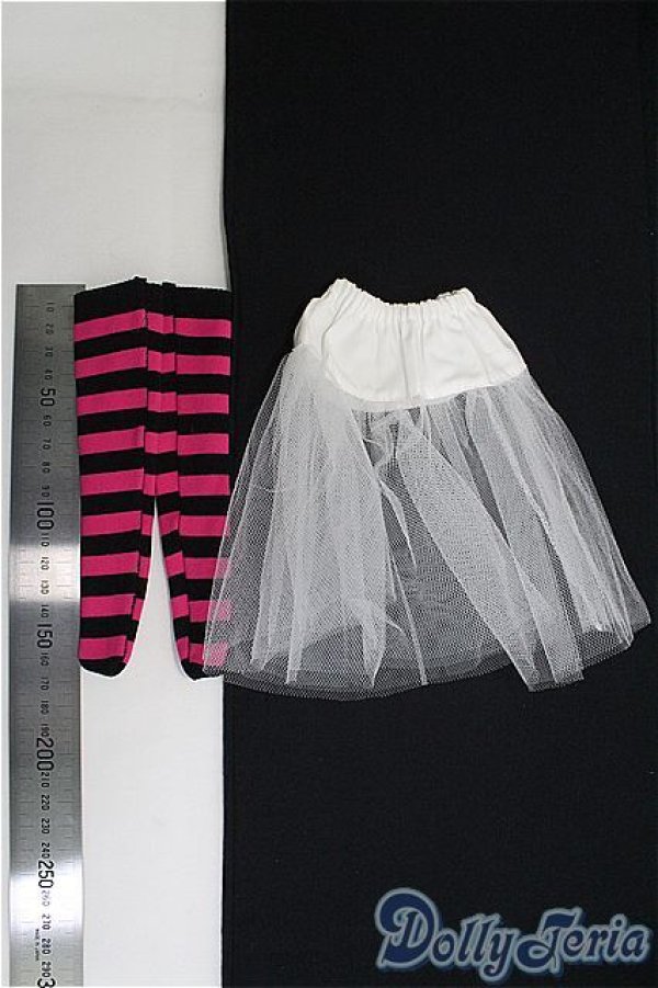 画像2: SDM＆MSD/OF:ソックス　パニエ/1/4　40ｃｍ　BJD　MJD　衣装　ドール用 I-25-08-03-245-KD-ZI (2)