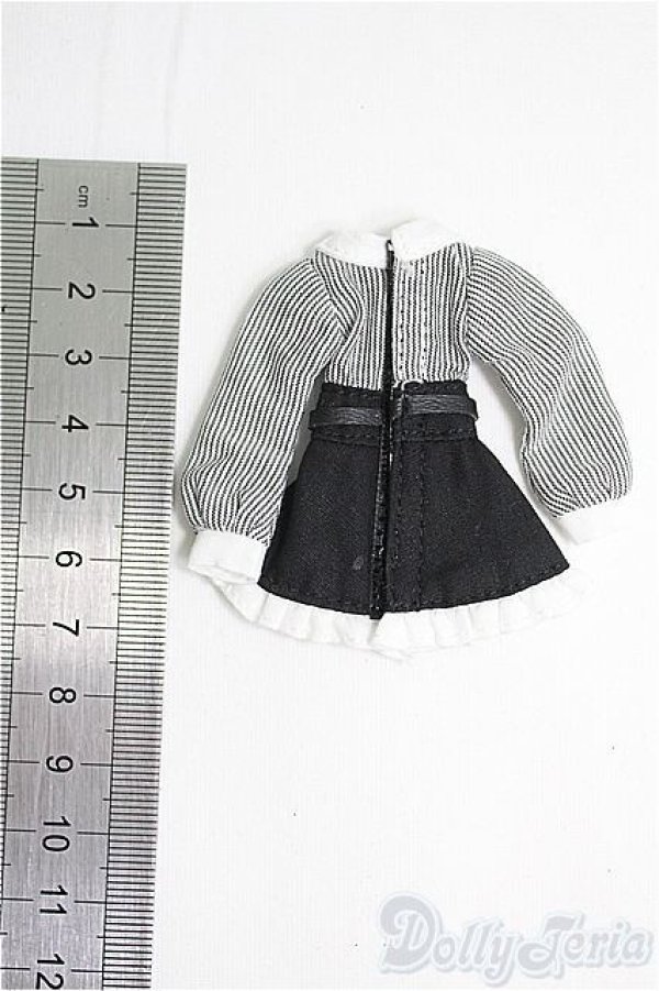 画像2: azoneピコニーモ/OF:1/12サイズドール　衣装　クラシカルドッキングワンピース/0 I-25-08-10-128-KD-ZI (2)