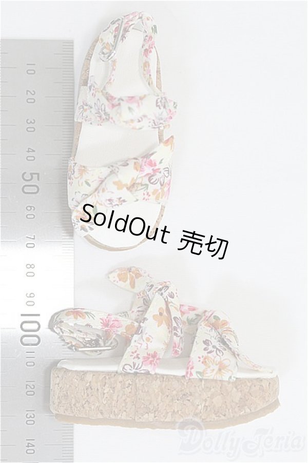 画像2: SD/OF:靴　フラワーサンダル/1/3　60ｃｍ　BJD　MJD　衣装　ドール用 I-25-08-17-136-KD-ZI (2)
