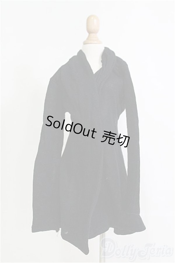 画像1: SD17B/OF:黒カーディガン/1/3　70ｃｍ　BJD　MJD　衣装　ドール用 I-25-08-17-278-KD-ZI (1)