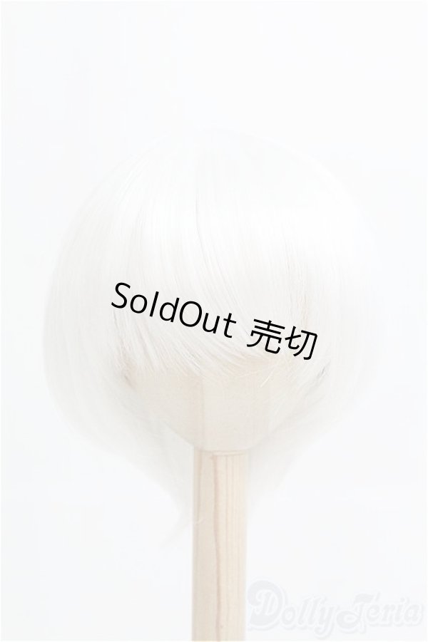 画像1: DD/ドリームウィッグ ファンタスティックボブ(みるくホワイト) /インチ　BJD　MJD　ドール用 I-25-08-31-124-KD-ZI (1)