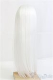 画像2: 8-9inch/ウィッグ　姫ストレート　DDW-01D　みるくホワイト/インチ　BJD　MJD　ドール用 I-25-08-31-127-KD-ZI (2)