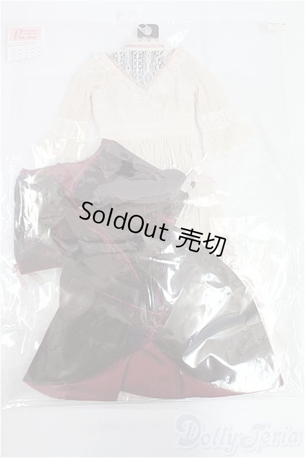 画像1: SDGr/of：ローズベロアドレス/1/3　60ｃｍ　BJD　MJD　衣装　ドール用 I-25-10-19-026-KD-ZI (1)