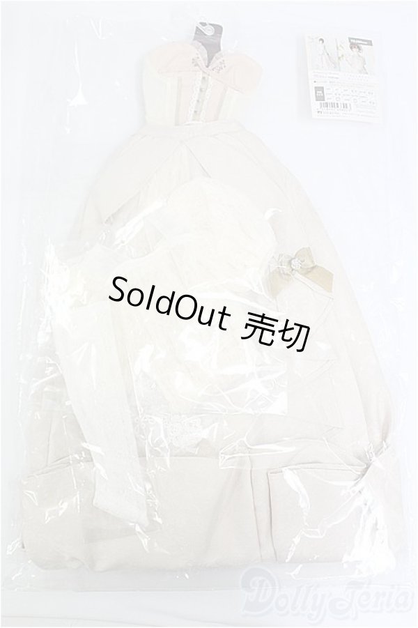 画像1: sd16女の子/of：イノセントホワイト・チュールドレス/1/3　70ｃｍ　BJD　MJD　衣装　ドール用 I-25-10-19-029-KD-ZI (1)