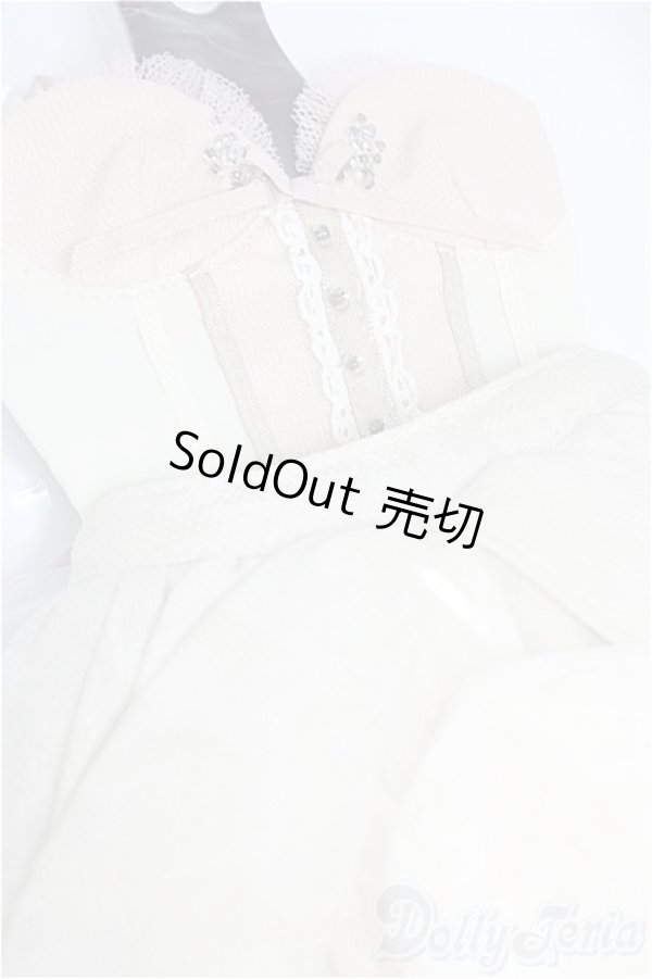 画像3: sd16女の子/of：イノセントホワイト・チュールドレス/1/3　70ｃｍ　BJD　MJD　衣装　ドール用 I-25-10-19-029-KD-ZI (3)