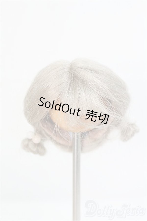 画像1: 5-6inch/モヘアウィッグ　Awen/インチ　BJD　MJD　ドール用 I-25-08-31-113-KD-ZI (1)