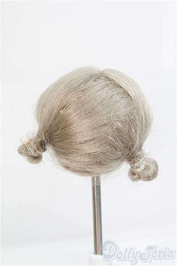 画像2: 5-6inch/モヘアウィッグ　Awen/インチ　BJD　MJD　ドール用 I-25-08-31-113-KD-ZI (2)
