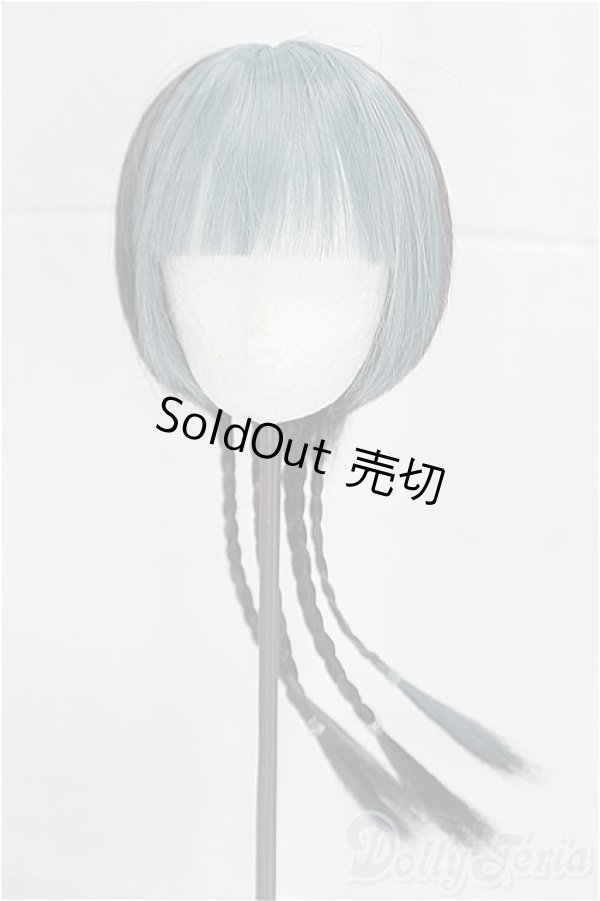 画像1: 8-9inch/ウィッグ　Pigg Doll様/インチ　BJD　MJD　ドール用 I-25-09-14-054-KD-ZI (1)