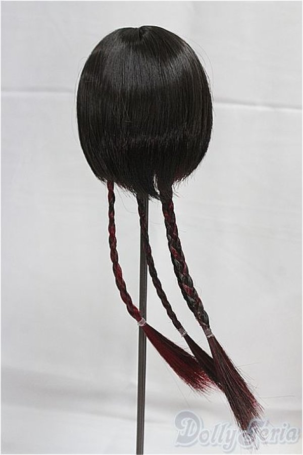 画像2: 8-9inch/ウィッグ　Pigg Doll様/インチ　BJD　MJD　ドール用 I-25-09-14-055-KD-ZI (2)