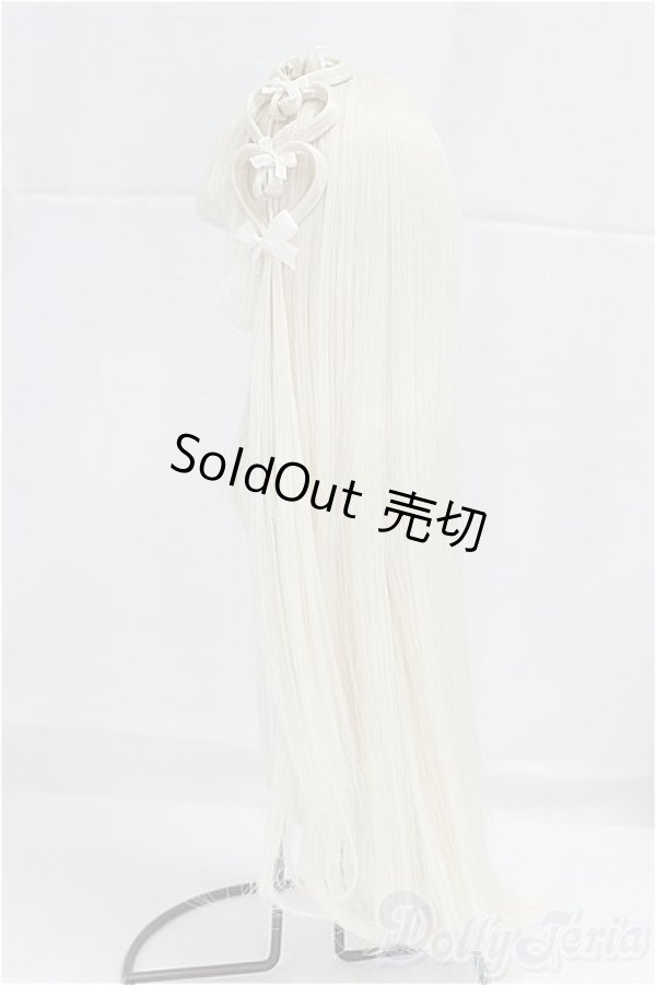 画像3: 8-9inch/ウィッグ　ハートアレンジ/インチ　BJD　MJD　ドール用 I-25-09-14-045-KD-ZI (3)