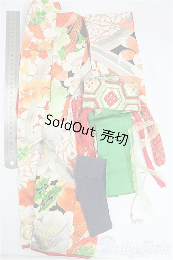 画像6: SDM＆MSD/OF:着物セット　ほっぺこ堂製/1/4　40ｃｍ　BJD　MJD　衣装　ドール用 I-25-09-21-066-KD-ZI (6)