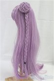 画像2: 9-10inch/ウィッグ　パープル　お団子/インチ　BJD　MJD　ドール用 I-25-09-14-136-KD-ZI (2)