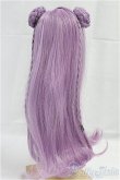 画像3: 9-10inch/ウィッグ　パープル　お団子/インチ　BJD　MJD　ドール用 I-25-09-14-136-KD-ZI (3)