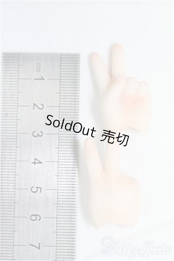 画像2: MDD/ハンドパーツ　メイクあり　セミホワイト/0 I-25-09-14-125-KD-ZI (2)