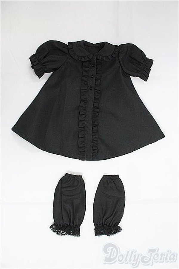 画像1: SDM＆MSD/OF:VOLKS製2wayブラウスワンピ（黒）・ミニ I-25-09-21-199-KD-ZI (1)