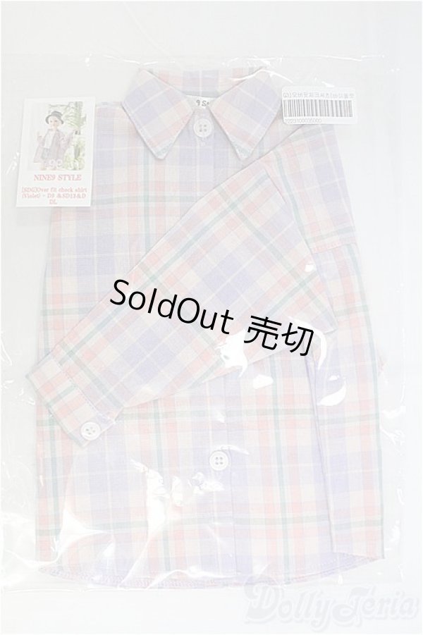 画像2: SD/OF:トップス　NINE9STYLE製Over fit check shirt(Mint) I-25-09-21-208-KD-ZI (2)