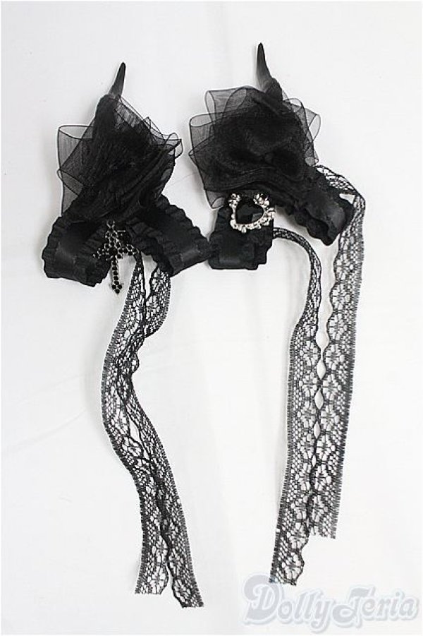 画像1: MDD/OF:小物　つのヘッドドレス I-25-09-21-265-KD-ZI (1)