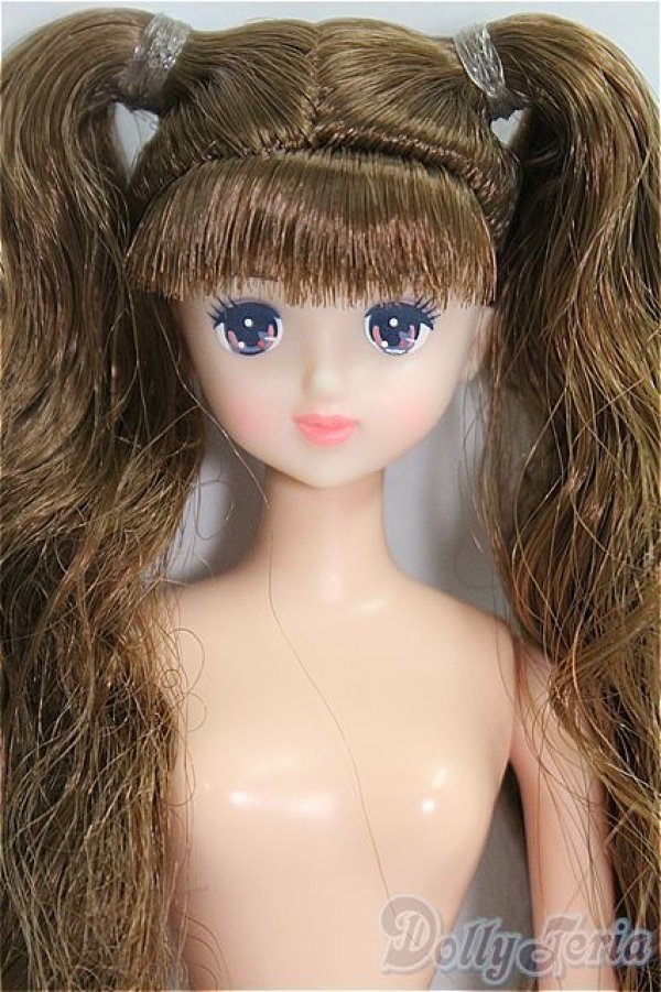 画像1: リカちゃんキャッスル/ロベリア ツーテール　ウェーブ・ブラウンヘア I-25-10-05-014-KD-ZI (1)