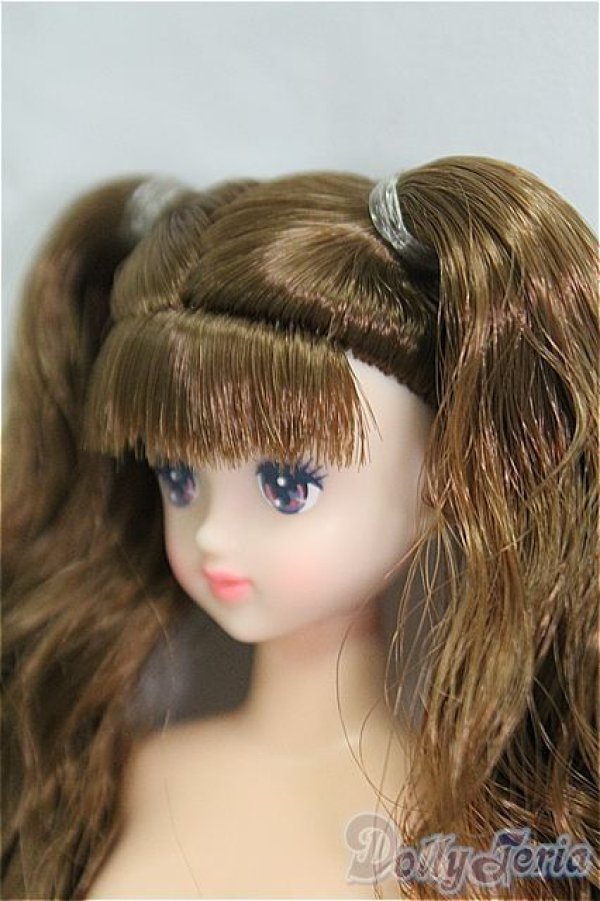 画像2: リカちゃんキャッスル/ロベリア ツーテール　ウェーブ・ブラウンヘア I-25-10-05-014-KD-ZI (2)