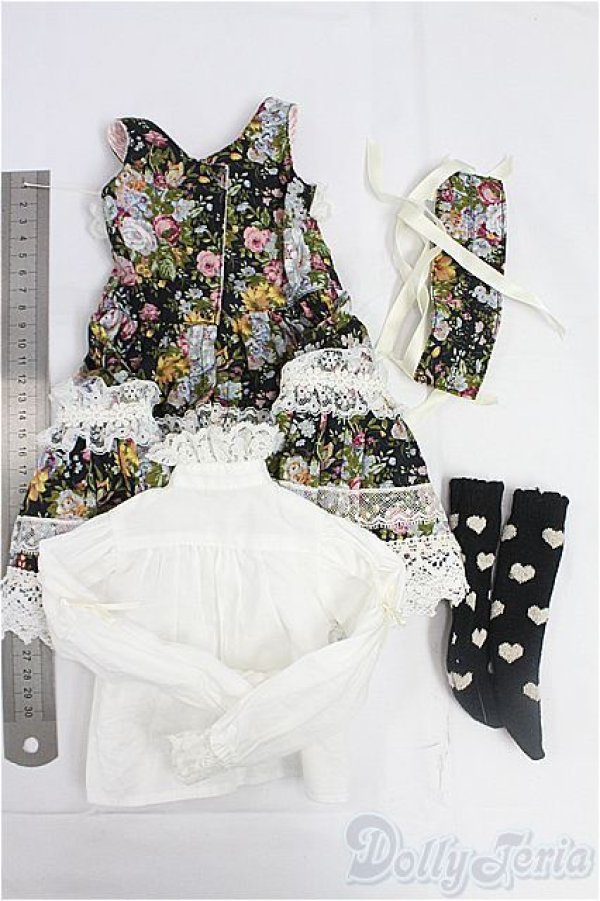 画像6: SD/OF:衣装セット　花　ワンピース/1/3　60ｃｍ　BJD　MJD　衣装　ドール用 I-25-10-05-258-KD-ZI (6)