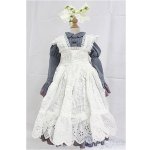 画像: SD/OF:衣装セット　ブルー　ワンピース　エプロン/1/3　60ｃｍ　BJD　MJD　衣装　ドール用 I-25-10-05-257-KD-ZI