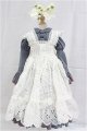 画像: SD/OF:衣装セット　ブルー　ワンピース　エプロン/1/3　60ｃｍ　BJD　MJD　衣装　ドール用 I-25-10-05-257-KD-ZI
