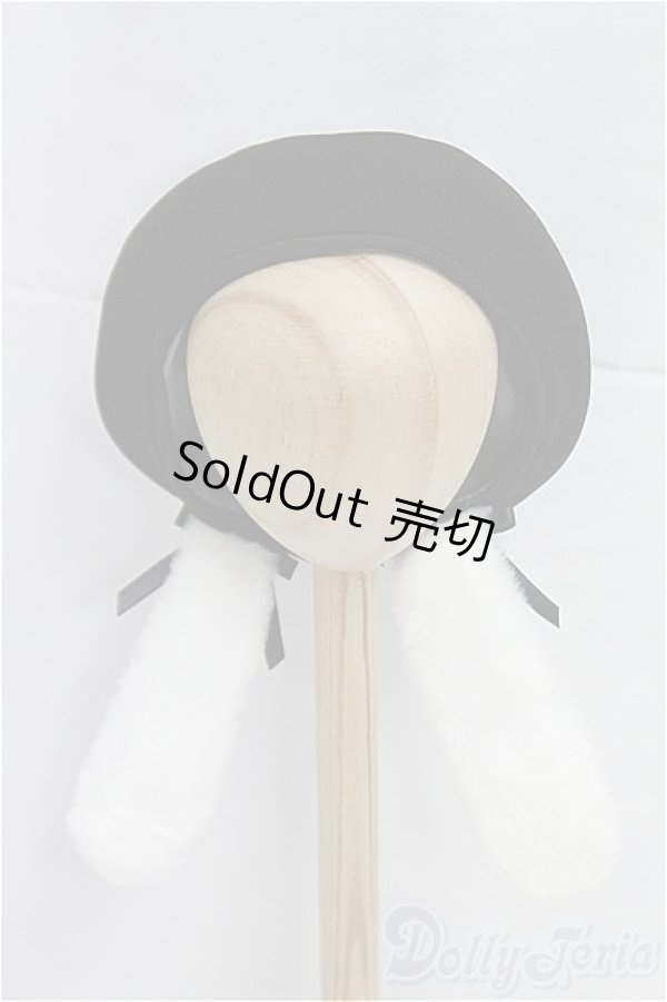 画像1: SD/OF:小物　耳付きベレー帽/1/3　60ｃｍ　BJD　MJD　衣装　ドール用 I-25-10-26-184-KD-ZI (1)