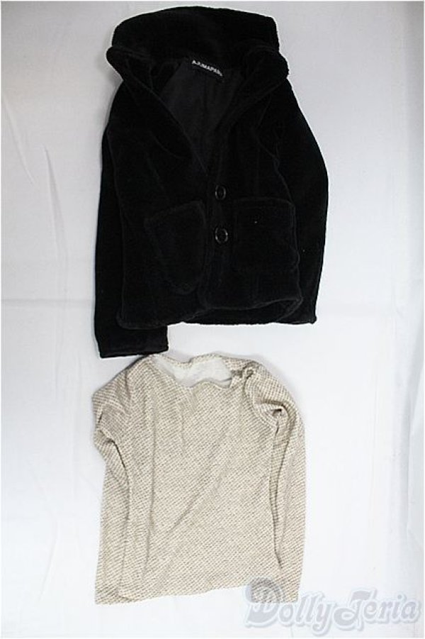 画像1: SD/OF:アウター+長袖/1/3　60ｃｍ　BJD　MJD　衣装　ドール用 I-25-10-26-173-KD-ZI (1)