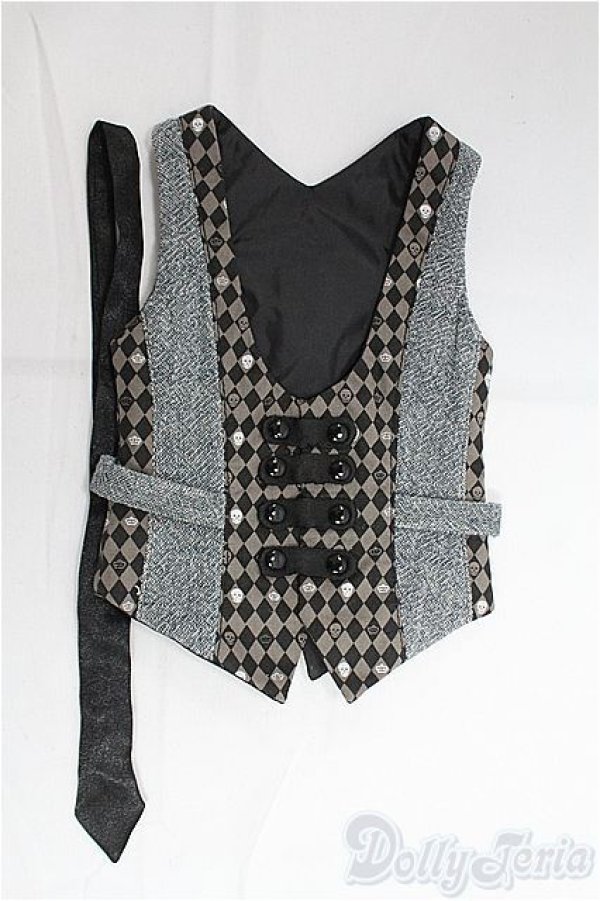 画像1: SD/OF:トップス　ベスト/1/3　60ｃｍ　BJD　MJD　衣装　ドール用 I-25-10-26-171-KD-ZI (1)