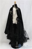 画像1: SD13G/OF:マント+黒レースオーバースカート/1/3　60ｃｍ　BJD　MJD　衣装　ドール用 I-25-10-26-145-KD-ZI (1)