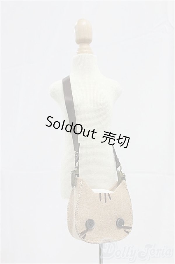 画像1: SDM＆MSD/OF:小物　ねこかばん/1/4　40ｃｍ　BJD　MJD　衣装　ドール用 I-25-10-26-125-KD-ZI (1)