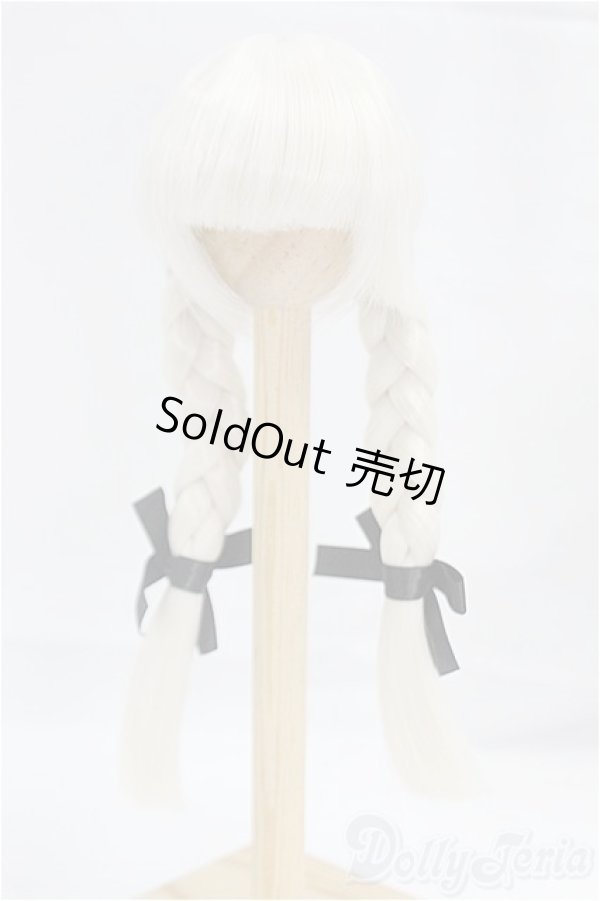 画像1: 6-7inch/ウィッグ　三つ編み/インチ　BJD　MJD　ドール用 I-25-10-12-093-KD-ZI (1)