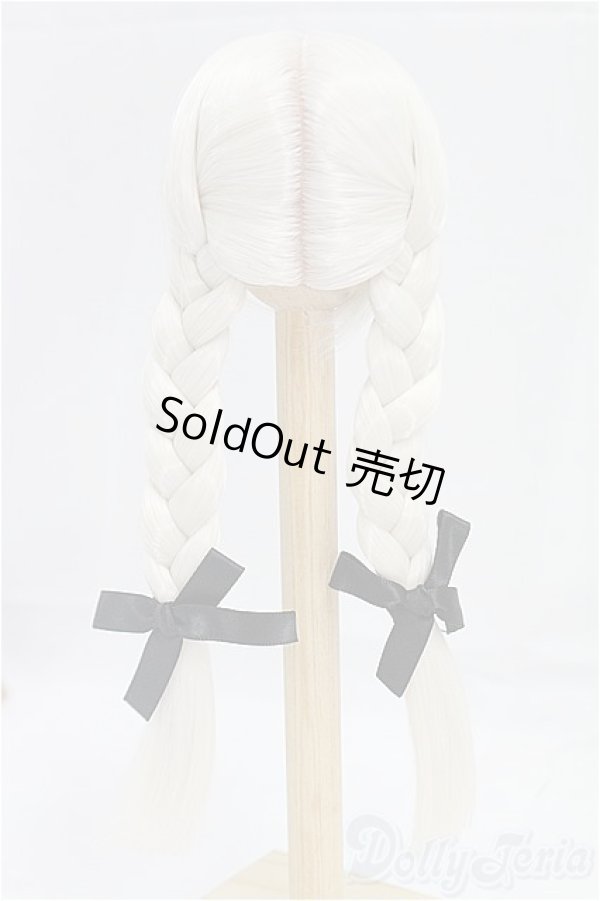 画像2: 6-7inch/ウィッグ　三つ編み/インチ　BJD　MJD　ドール用 I-25-10-12-093-KD-ZI (2)