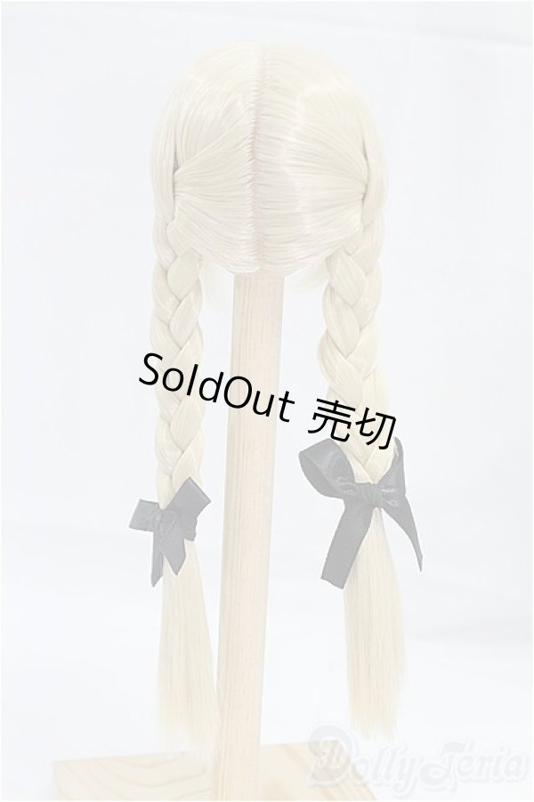 画像2: 6-7inch/ウィッグ　三つ編み/インチ　BJD　MJD　ドール用 I-25-10-12-094-KD-ZI (2)