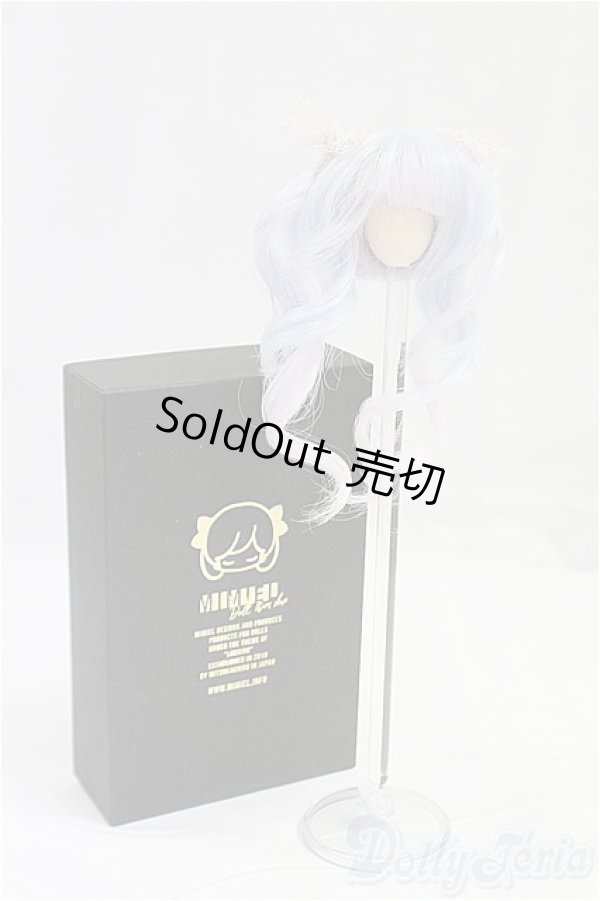 画像3: 3.5inch-4inch/ウィッグ　MIMIEL様/インチ　BJD　MJD　ドール用 I-25-10-12-079-KD-ZI (3)