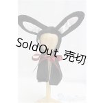 画像: 幼SD/OF:アウター うさ耳ケープ/1/6 30cm BJD MJD 衣装 ドール用 I-25-10-19-078-KD-ZI