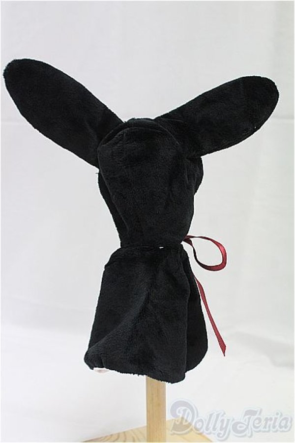 画像3: 幼SD/OF:アウター　うさ耳ケープ/1/6　30ｃｍ　BJD　MJD　衣装　ドール用 I-25-10-19-078-KD-ZI (3)