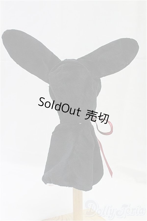 画像3: 幼SD/OF:アウター　うさ耳ケープ/1/6　30ｃｍ　BJD　MJD　衣装　ドール用 I-25-10-19-078-KD-ZI (3)