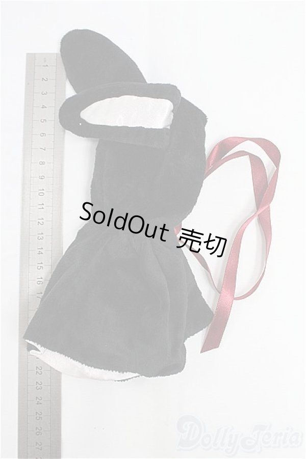 画像4: 幼SD/OF:アウター　うさ耳ケープ/1/6　30ｃｍ　BJD　MJD　衣装　ドール用 I-25-10-19-078-KD-ZI (4)