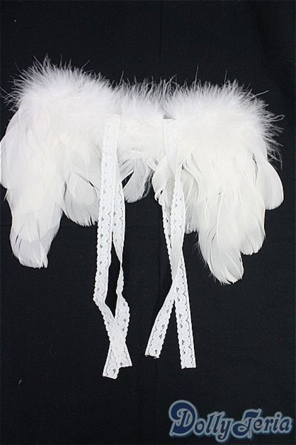 画像1: SDM＆MSD/OF:小物　天使の羽/1/4　40ｃｍ　BJD　MJD　衣装　ドール用 I-25-10-19-113-KD-ZI (1)