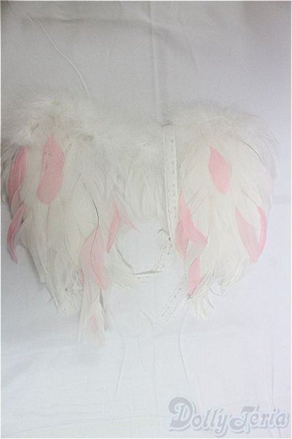 画像1: SDM＆MSD/OF:小物　天使の羽/1/4　40ｃｍ　BJD　MJD　衣装　ドール用 I-25-10-12-298-KD-ZI (1)